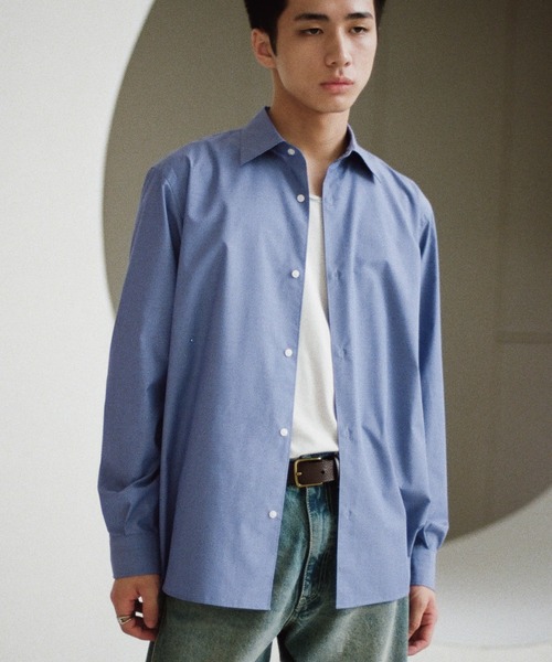 WYM LIDNM シャツ MICRO SPAN BASIC DRESS SHIRT メンズ レディース