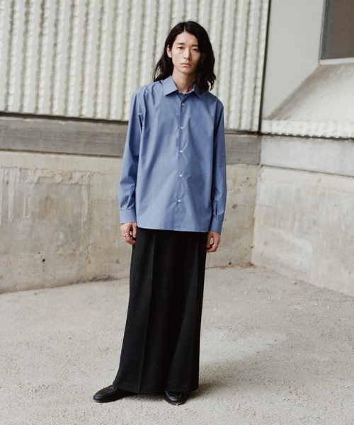 WYM LIDNM シャツ MICRO SPAN BASIC DRESS SHIRT メンズ レディース