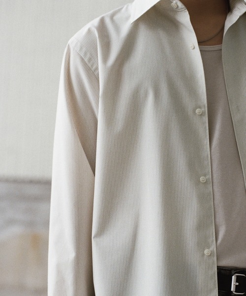 WYM LIDNM シャツ MICRO SPAN BASIC DRESS SHIRT メンズ レディース