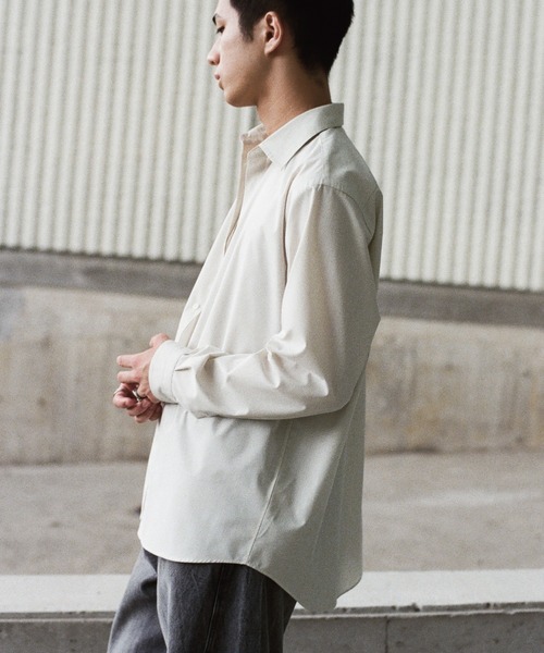 WYM LIDNM シャツ MICRO SPAN BASIC DRESS SHIRT メンズ レディース