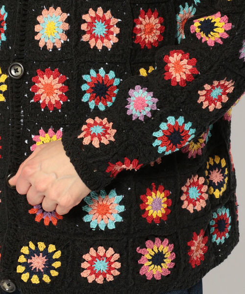 品質保証，高品質 カーディガン niche. ニッチ かぎ針編みニット