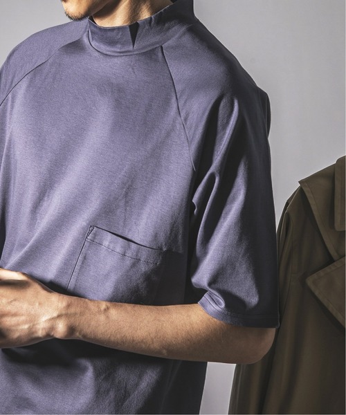 EDIFICE tシャツ Tシャツ 【ETS.MATERIAUX / マテリオ】Mock