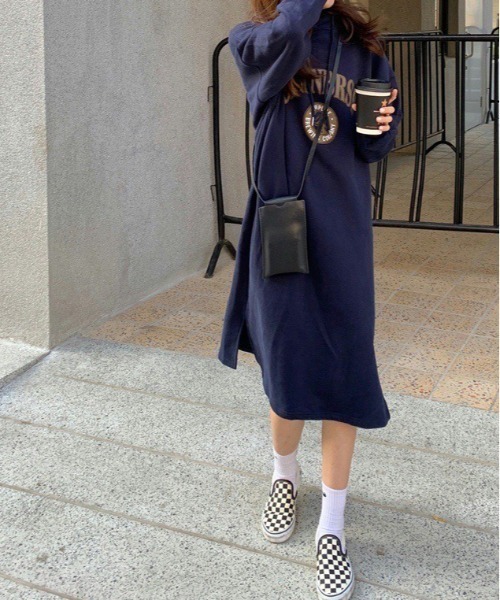 Dream garden（ドリームガーデン） ワンピース 裏起毛 パーカー