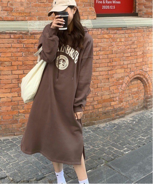 Dream garden（ドリームガーデン） ワンピース 裏起毛 パーカー