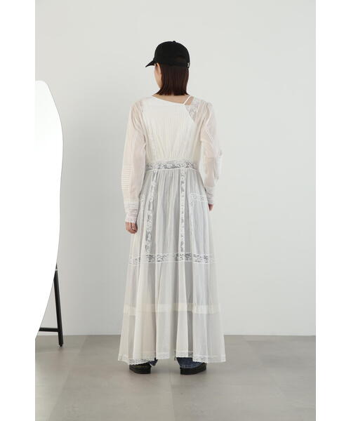 JILL JILL STUART White エレガンスレースドレス ベージュ JILL JILL STUART White エレガンスレースドレス ベージュ