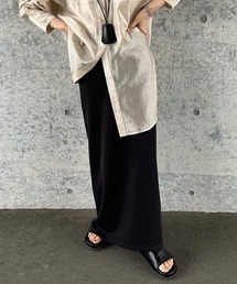 enday アイボリー リブ編み タイトスカート Mサイズ リブ編みスリットタイトスカート Mサイズ - メルカリ