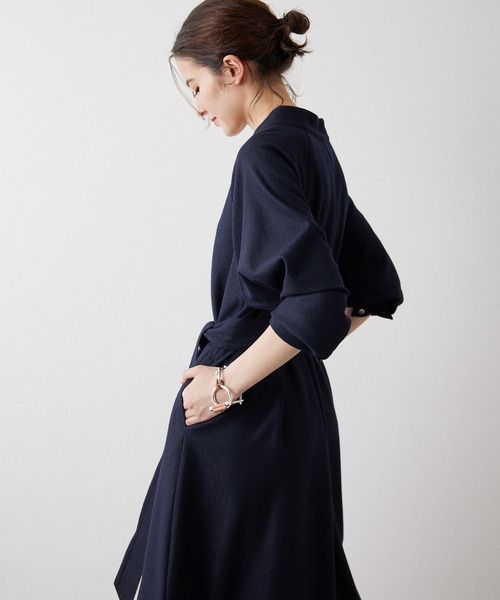 Whim Gazette ワンピース ウール天竺ワンピース : ZOZOTOWN