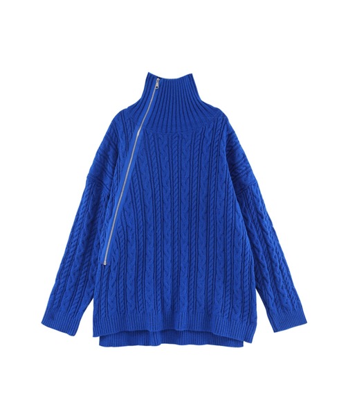 セーター ニット Klein Blue High Neck Sweater メンズ