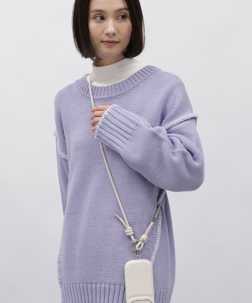 LAKOLE（ラコレ） フェイクレザーカラースマホショルダー / 991573