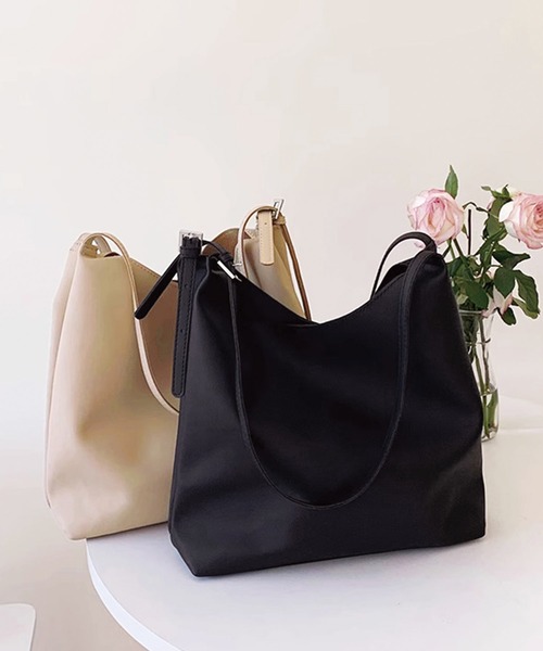 ショルダーバッグ バッグ 「A4対応」ダブルベルトシンプルトート