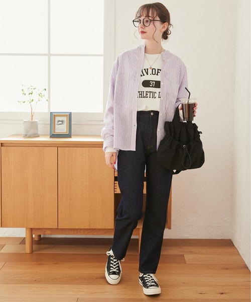 ANGIE ショルダーバッグ バッグ ナイロン ドローストリング 2WAY