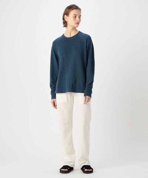 トレーナー スウェット バックパイルスエット ラグランスリーブプルオーバー WXA3657 レディース JAMES PERSE トレーナー スウェット バックパイルスエット