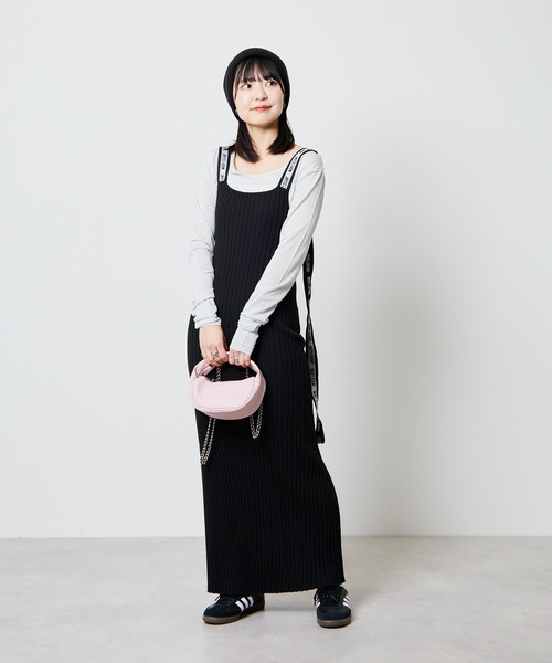 ワンピース MARY QUANT × PUBLUX/マリークワント ロゴテープリボン 