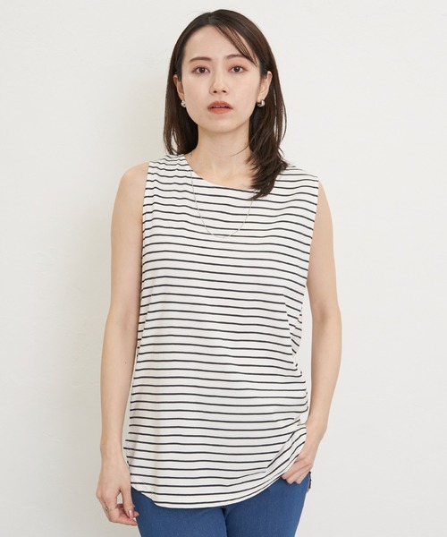 ikka（イッカ） タンクトップ ノースリーブ 「雑誌InRed6月号掲載