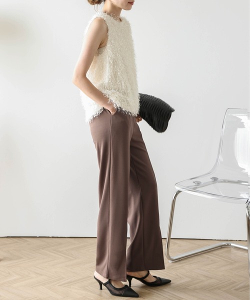 ◇送料込◇シックなセンタープレススラックスパンツ(M/L) O2766 スラックス パンツ センタープレスパンツ レディース : ZOZOTOWN