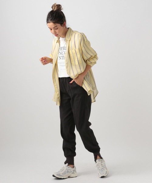 リネン ジョガー パンツ レディース 夏 軽やか シンプル BAYFLOW パンツ リネンジョガーパンツ レディース : ZOZOTOWN