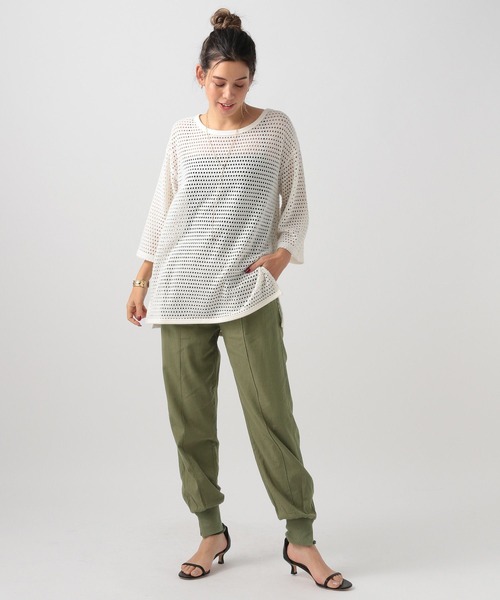 BAYFLOW パンツ リネンジョガーパンツ レディース : ZOZOTOWN