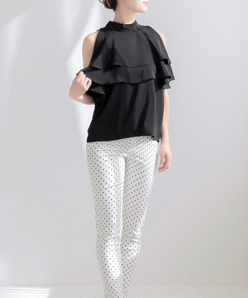 完売品　Soffitto 前後2wayフリルブラウス Soffitto｜前後2wayフリルブラウス | Rakuten Fashion(楽天