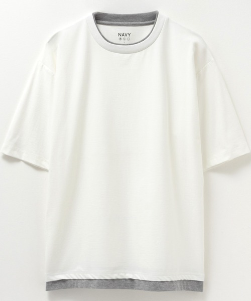 någonsstans レイヤード Tシャツ Mサイズ ネイビー någonsstans レイヤード Tシャツ Mサイズ ネイビー 楽天市場
