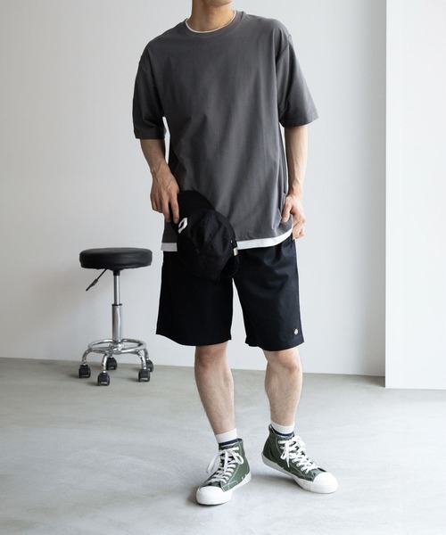 NAVY（ファッション） tシャツ 冷感フェイクレイヤードTee
