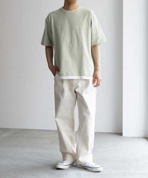 NAVY tシャツ 冷感フェイクレイヤードTee メンズ : ZOZOTOWN Yahoo!店