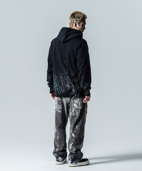 glamb（グラム） パーカー Spray Hoodie / スプレーフーディー メンズ