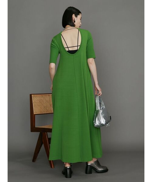 UN3D. ワンピース BACK OPEN TENT KNIT OP / バックオープン