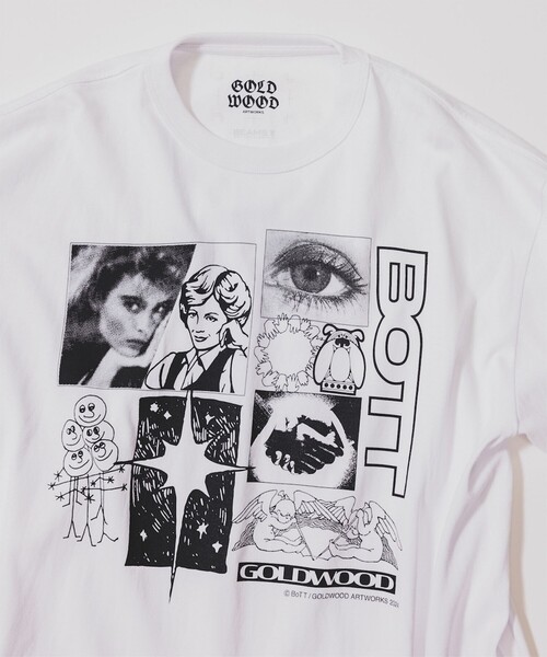 BEAMS T（ビームスT） tシャツ GOLDWOOD × BEAMS T / BoTT T-Shirt