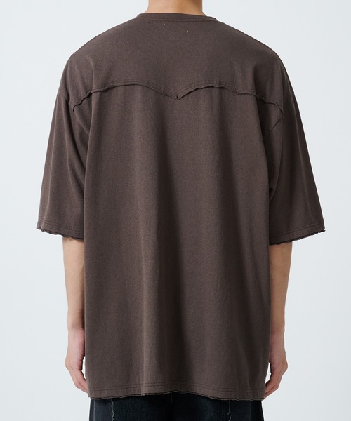 tシャツ 「FACCIES/ファッチーズ」BOUCLE NEP FRINGE Tee メンズ