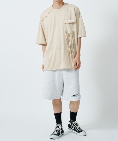 tシャツ 「FACCIES/ファッチーズ」BOUCLE NEP FRINGE Tee メンズ