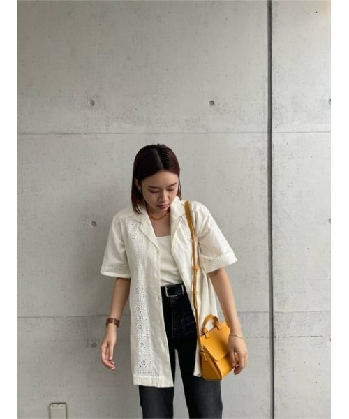 MOUSSY（マウジー） 半袖シャツ FREE ブラック レディース : ZOZOTOWN