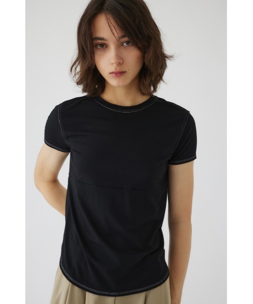 RIM.ARK tシャツ 半袖 Color changing stitch T/SH レディース