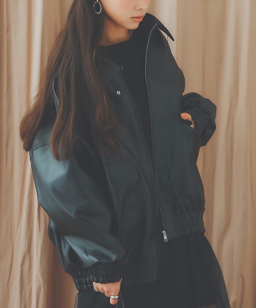 KOBE LETTUCE（神戸レタス） ブルゾン アウター ファー襟付2Way