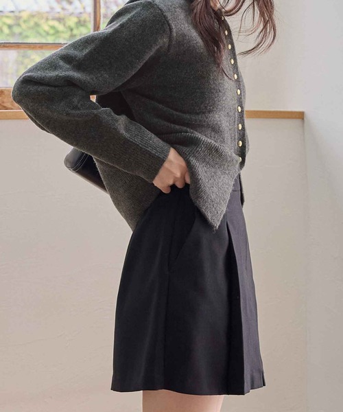 Droite ＊ゴールドボタン＊カーディガン＊大人カジュアル　新品タグ付 カーディガン 「新色追加」ゴールドボタンカーディガン レディース