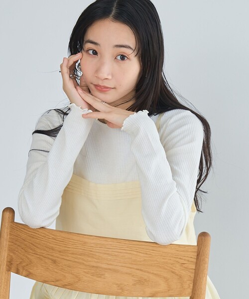 coen（コーエン） tシャツ メロー袖 クルーネック ロングスリーブT