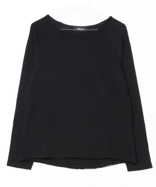 tシャツ コットンスラブジャージーロングTシャツ レディース