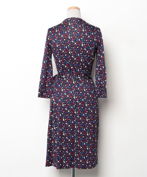DIANE von FURSTENBERG」 7分袖ワンピース 0 ブラック レディース 