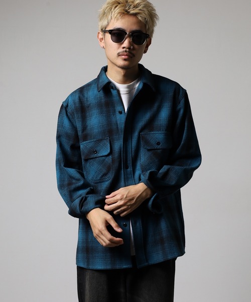 BIG MIKE（ビッグマイク） スマホショルダー シャツ BIG MIKE Heavy