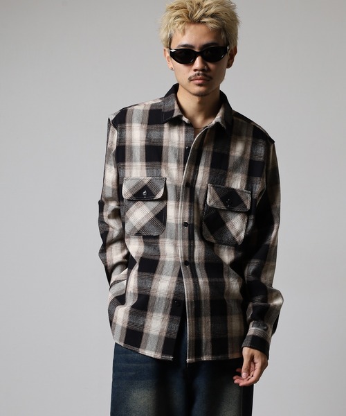 BIG MIKE（ビッグマイク） スマホショルダー シャツ BIG MIKE Heavy