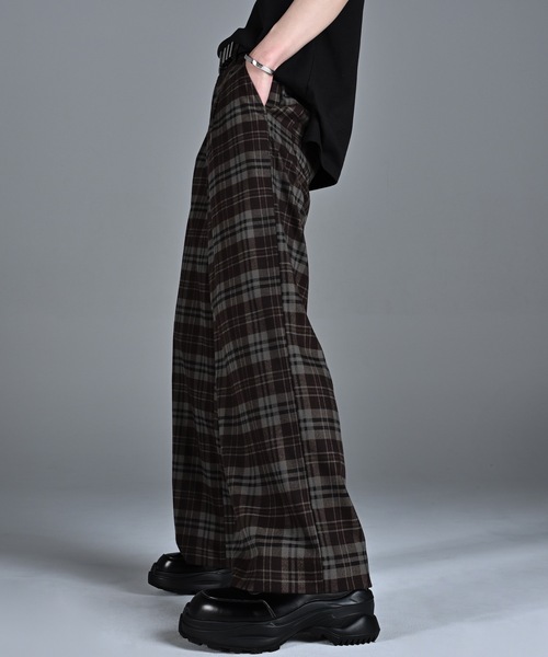 【ADRER】TR w cloth セットアップ上下 ADRER スラックス TR w cloth basic wide straight pants / TR