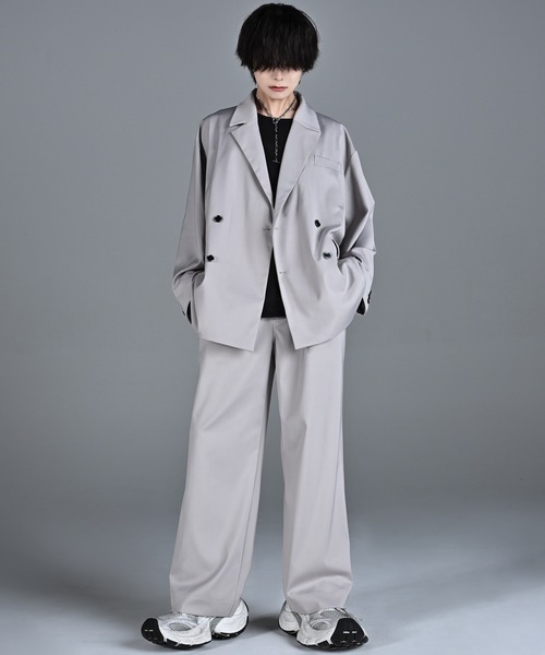 期間限定 数量限定 wide basic cloth w TR スラックス ADRER straight メンズ pants ジャケット・アウター