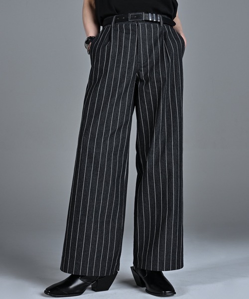 【ADRER】TR w cloth セットアップ上下 ADRER（アドラー）の「TR w cloth basic wide straight pants