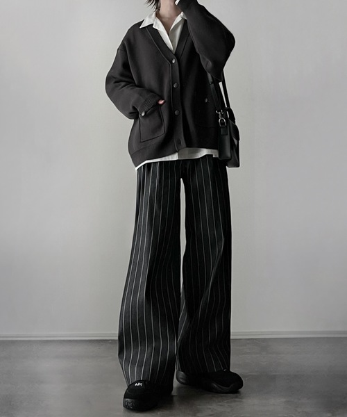 ADRER（アドラー） ワイドパンツ スラックス TR w cloth basic wide