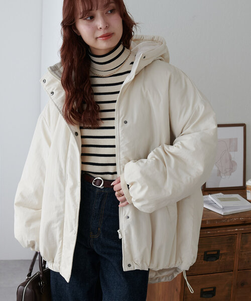 Discoat（ディスコート） ブルゾン アウター 「軽量＆防寒」中綿