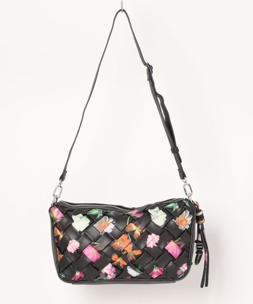 Desigual（デシグアル） ハンドバッグ 花柄 ショルダーバッグ ブラック
