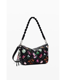 Desigual（デシグアル） ハンドバッグ 花柄 ショルダーバッグ ブラック