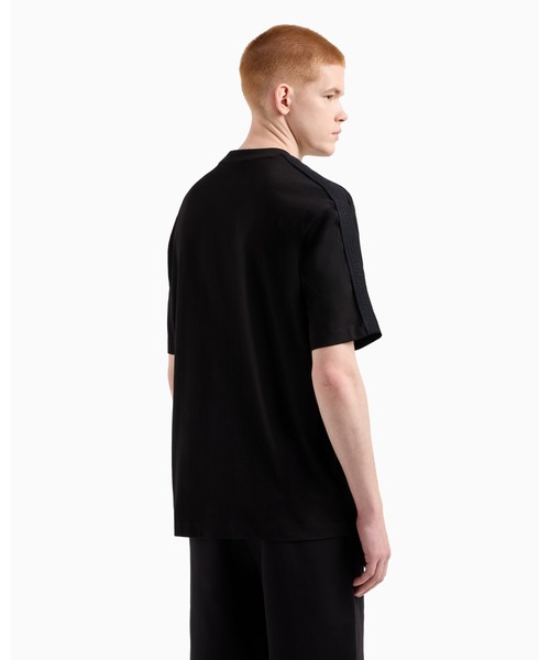 tシャツ 「A|X アルマーニ エクスチェンジ」ロゴテープ 半袖クルーネックTシャツ/REGULAR+ メンズの画像