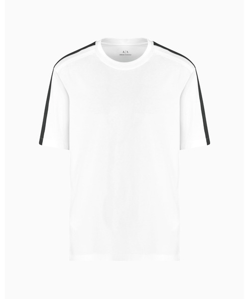 tシャツ 「A|X アルマーニ エクスチェンジ」ロゴテープ 半袖クルーネックTシャツ/REGULAR+ メンズの画像