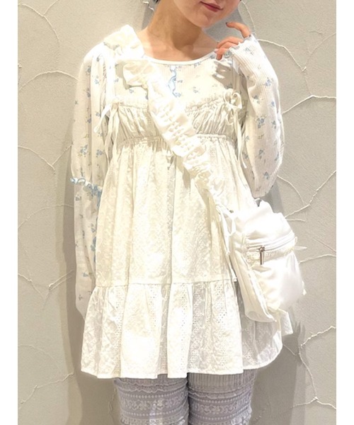 トップス merry jenny fluffy frill tops merry jenny fluffy frill tops