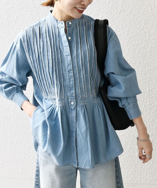 SHIPS any ブラウス シャツ 「WEB限定」SHIPS any:「洗濯機可能